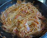 A picture of step 6 of Irresistible Tomato Sauce Pasta.
