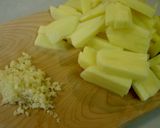 A picture of step 1 of Spicy Takana & Potato Stir-fry.