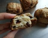 A picture of step 14 of Banana Chocolate Scones.