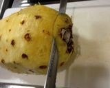 A picture of step 5 of Simple Pineapple Cutting Technique.