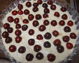 A picture of step 8 of Limited-Season Sweet Cherry Cake.