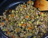 A picture of step 5 of Keema Curry.