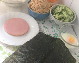 Foto del paso 1 de la receta: Japanese Onigirazu (sándwiches de arroz)