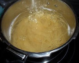 A picture of step 1 of Dan Dan Noodles with Spaghetti.