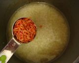 A picture of step 3 of Sakura Shrimp Seasoned Rice.