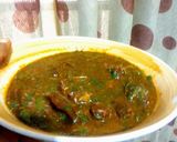 A picture of step 1 of Jute(ewedu)ogbono Soup 2.