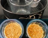 A picture of step 1 of Mango Cheesecake.