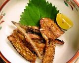 A picture of step 6 of Pacific Saury and Horse Mackerel Bone Crackers in the Microwave.