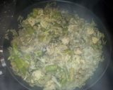 A picture of step 6 of Chicken Risotto with Asparagus & Mushrooms.