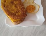 Pas rețetă Mic dejun universal cu ou prăjit, friganele și sandwich cu salam de Sibiu 2 fotografie