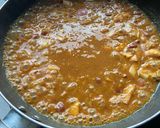 A picture of step 1 of Leftover rajma in pinwheel form.