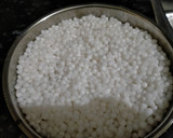 साबूदाना की खिली खिली खिचड़ी रेसिपी चरण 2 फोटो