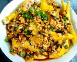 รูปขั้นตอนการทำที่ 3 ของ ไก่ต้มราดซอสน้ำมันพริกเผาเสฉวน(น้ำมันพริกแบบจีนทำเองง่ายๆ)