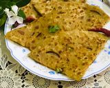 A picture of step 5 of Left overs mash daal paratha.