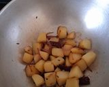 A picture of step 2 of Tangy Potato Curry.