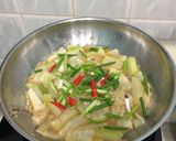 A picture of step 2 of Hairy Gourd In Scallop XO Sauce.