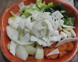 Foto del paso 1 de la receta: Cuscús con verduras y pollo 🐔