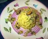 A picture of step 8 of Lemon Laganelle with Seafood.