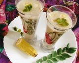 A picture of step 3 of Peanuts Banana Butter smoothie.