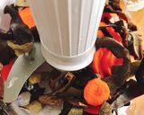 Hình bước làm 3 của món Bánh Xếp Mandu Hàn Quốc Nhân Thịt Heo Chiên Nước