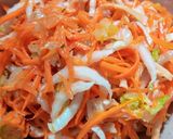 Hình bước làm 5 của món Nộm sườn chay non