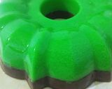 Foto langkah ke 9 dari resep Puding Lumut Cokelat.