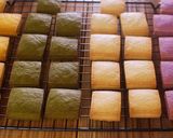 A picture of step 12 of Crunchy Square Butter Cookies with Vegetable Powder.