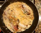 Foto del paso 3 de la receta: Abadejo con portobellos a la crema