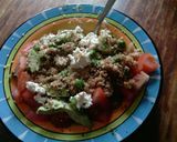 A picture of step 1 of Cus cus and veggies.