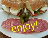 A picture of step 9 of Zippy Dijon Caprese Sandwich by the ClannMaster.