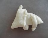 A picture of step 4 of Dinosaur Bread Triceratops.