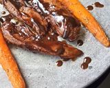 A picture of step 3 of Duck Breast Strips Glazed with Orange and Honey.