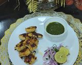 A picture of step 3 of Grilled malai chicken.