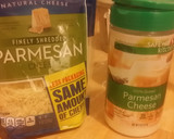 A picture of step 4 of Taisen's chicken fettuccine alfredo.