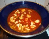 A picture of step 3 of Indian Cauliflower and Bean Curry.