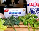 A picture of step 1 of Mike's Creamy Garden Dip Or Spread.