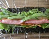 A picture of step 3 of California Rolls for Entertaining.