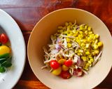 รูปขั้นตอนการทำที่ 2 ของ ยำอาโวคาโดอกไก่