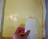 A picture of step 15 of Kyohou Grape Swiss Roll.