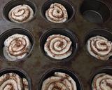 A picture of step 2 of Peach Pie Cups.