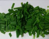 A picture of step 1 of Easy Chinese Chive and Chicken Breast Fritters.