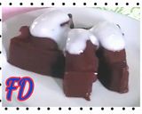 Foto langkah ke 9 dari resep Puding Coklat Fla.