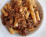 Foto del paso 6 de la receta Pasta con salsa de tomate, champiñones y albahaca