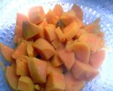 A picture of step 1 of sweet potato empanadas.