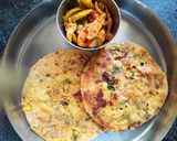 पनीर पराठा(paneer paratha recipe in hindi) रेसिपी चरण 4 फोटो