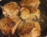 A picture of step 4 of Pan Seared Chicken Thighs.