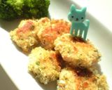 A picture of step 5 of For Bentos: Breaded Chicken Tenders with Basil.