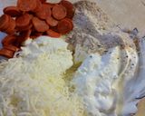 A picture of step 3 of White Pizza Dip.