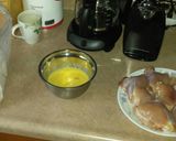 A picture of step 2 of Crouton Crusted Chicken.