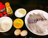 Hình bước làm 1 của món Mực chiên bơ tỏi